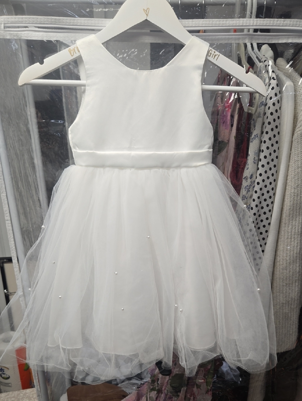 White Flower Girl Dress